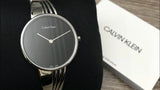 Calvin Klein Drift Black Dial Silver Steel Strap Watch for Women - K6S2N111 Authentic Buy Shop Now
