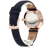 Michael Kors Pyper Analog White Dial Black Leather Strap Watch For Women - MK2804 Authentic Buy Shop Now