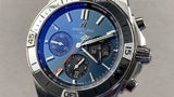 Breitling Chronomat B01 42mm Blue Dial Silver Steel Strap Watch for Men - AB0134101C1A1 Authentic Buy Shop Now
