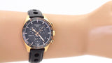 Tissot PRS 516 Chronograph Black Dial Black Leather Strap Watch For Men - T100.417.36.051.00 Authentic Buy Shop Now