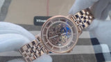 Fossil Boyfriend Automatic Skeleton Rose Gold Dial Rose Gold Steel Strap Watch for Women - ME3065 Authentic Buy Shop Now