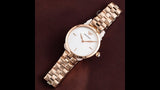 Emporio Armani Arianna Analog Mother of Pearl Dial Rose Gold Steel Strap Watch For Women - AR11196 Authentic Buy Shop Now