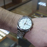 Tissot T Classic PR 100 Chronograph Silver Dial Silver Steel Strap Watch For Men - T101.417.11.031.00 Authentic Buy Shop Now
