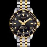 Tissot Seastar 1000 Powermatic 80 Black Dial Two Tone Steel Strap Watch For Men - T120.407.22.051.00 Authentic Buy Shop Now