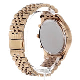 Michael Kors Lexington Chronograph Gold Dial Gold Steel Strap Watch For Men - MK8579 Authentic Buy Shop Now