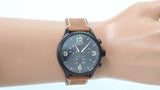Tissot T Sport Chrono XL Black Dial Brown Leather Strap Watch For Men - T116.617.36.057.00 Authentic Buy Shop Now