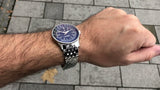 Breitling Navitimer Automatic 41mm Blue Dial Silver Steel Strap Watch for Men - A17326161C1A1 Authentic Buy Shop Now