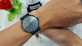 Calvin Klein Boost White Black Dial Black Leather Strap Watch for Men - K7Y21CCX Authentic Buy Shop Now