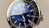 Oris Aquis Date Blue Dial Black Rubber Strap Watch for Men - 0173377304152-0742464EB Authentic Buy Shop Now