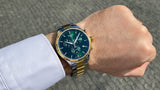 Tissot T Sport Chrono XL Classic Green Dial Two Tone Steel Strap Watch for Men - T116.617.22.091.00 Authentic Buy Shop Now