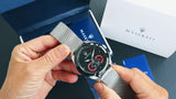 Maserati Traguardo Black Dial Silver Mesh Bracelet Watch For Men - R8873612005 Authentic Buy Shop Now