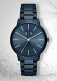Armani Exchange Cayde Analog Blue Dial Blue Steel Strap Watch For Men - AX2702 Authentic Buy Shop Now