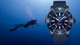 Breitling Superocean Automatic 46mm Blue Dial Blue Rubber Strap Watch for Men - M17368D71C1S1 Authentic Buy Shop Now