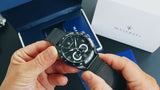 Maserati Traguardo Chronograph Black Dial Black Mesh Bracelet Watch For Men - R8873612031 Authentic Buy Shop Now