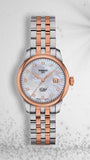 Tissot Le Locle Automatic Lady Mother of Pearl Dial Two Tone Steel Strap Watch For Women - T006.207.22.116.00 Authentic Buy Shop Now