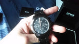 Hugo Boss Talent Black Ceramic Dial Black Steel Strap Watch for Men - 1513581 Authentic Buy Shop Now