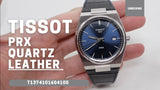 Tissot PRX Blue Dial Blue Leather Strap Watch for Men - T137.410.16.041.00 Authentic Buy Shop Now