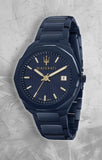 Maserati Guilloche Blue Edition 42mm Stainless Steel Watch For Men - R8853141001 Authentic Buy Shop Now