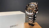 Seiko Prospex Sea Diver Automatic Brown Dial Silver Steel Strap Watch For Men - SPB240J1 Authentic Buy Shop Now