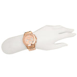 Marc Jacobs Rock Chronograph Rose Gold Dial Rose Gold Steel Strap Watch for Women - MBM3156 Authentic Buy Shop Now