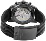 Breitling Superocean Heritage B01 Chronograph 44 Green Dial Black Mesh Bracelet Watch for Men - MB01621A1L1S1 Authentic Buy Shop Now