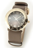 Marc Jacobs Amy Grey Dial Grey Leather Strap Watch for Women - MBM1153 Authentic Buy Shop Now