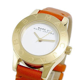 Marc Jacobs Mini Blade White Dial Brown Leather Strap Watch for Women - MBM1219 Authentic Buy Shop Now