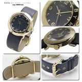 Marc Jacobs Blade Blue Dial Blue Leather Strap Watch for Women - MBM1224 Authentic Buy Shop Now