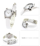 Marc Jacobs Henry Dinky White Dial White Leather Strap Watch for Women - MBM1234 Authentic Buy Shop Now