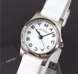 Marc Jacobs Henry Dinky White Dial White Leather Strap Watch for Women - MBM1234 Authentic Buy Shop Now