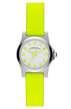 Marc Jacobs Henry White Dial Neon Yellow Rubber Strap Watch for Women - MBM1235 Authentic Buy Shop Now