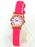 Marc Jacobs Henry White Dial Pink Leather Strap Watch for Women - MBM1237 Authentic Buy Shop Now