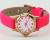 Marc Jacobs Henry White Dial Pink Leather Strap Watch for Women - MBM1237 Authentic Buy Shop Now