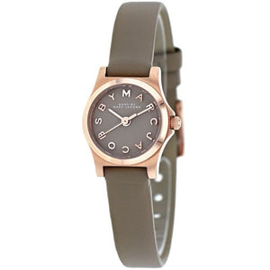 Marc Jacobs Henry Dinky Grey Dial Grey Leather Strap Watch for Women - MBM1239 Authentic Buy Shop Now