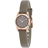 Marc Jacobs Henry Dinky Grey Dial Grey Leather Strap Watch for Women - MBM1239 Authentic Buy Shop Now