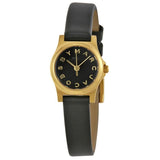 Marc Jacobs Henry Dinky Black Dial Black Leather Strap Watch for Women - MBM1240 Authentic Buy Shop Now