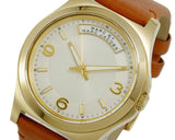 Marc Jacobs Baby Dave White Dial Brown Leather Strap Watch for Women - MBM1261 Authentic Buy Shop Now