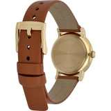 Marc Jacobs Baker White Dial Brown Leather Strap Watch for Women - MBM1317 Authentic Buy Shop Now