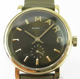 Marc Jacobs Baker Olive Dial Olive Leather Strap Watch for Women - MBM1330 Authentic Buy Shop Now