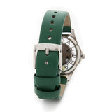 Marc Jacobs Henry Skeleton Green Dial Green Leather Strap Watch for Women - MBM1336 Authentic Buy Shop Now