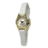 Marc Jacobs Blade White Dial White Leather Strap Watch for Women - MBM1344 Authentic Buy Shop Now