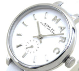 Marc Jacobs Sally White Dial White Leather Strap Watch for Women - MBM1350 Authentic Buy Shop Now