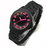 Marc Jacobs Pelly Black Dial Black Silicone Strap Watch for Women - MBM2543 Authentic Buy Shop Now