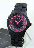 Marc Jacobs Pelly Black Dial Black Silicone Strap Watch for Women - MBM2530 Authentic Buy Shop Now