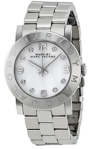 Marc Jacobs Amy White Dial Silver Steel Strap Watch for Women - MBM3054 Authentic Buy Shop Now