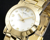 Marc Jacobs Mini Amy White Dial Gold Steel Strap Watch for Women - MBM3057 Authentic Buy Shop Now