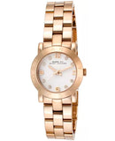 Marc Jacobs Mini Amy White Dial Rose Gold Steel Strap Watch for Women - MBM3078 Authentic Buy Shop Now