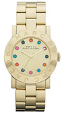 Marc Jacobs Blade Gold Dial Gold Steel Strap Watch for Women - MBM3141 Authentic Buy Shop Now
