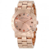 Marc Jacobs Blade Rose Gold Dial Rose Gold Steel Strap Watch for Women - MBM3142 Authentic Buy Shop Now