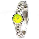 Marc Jacobs Henry Yellow Dial Silver Steel Strap Watch for Women - MBM3201 Authentic Buy Shop Now